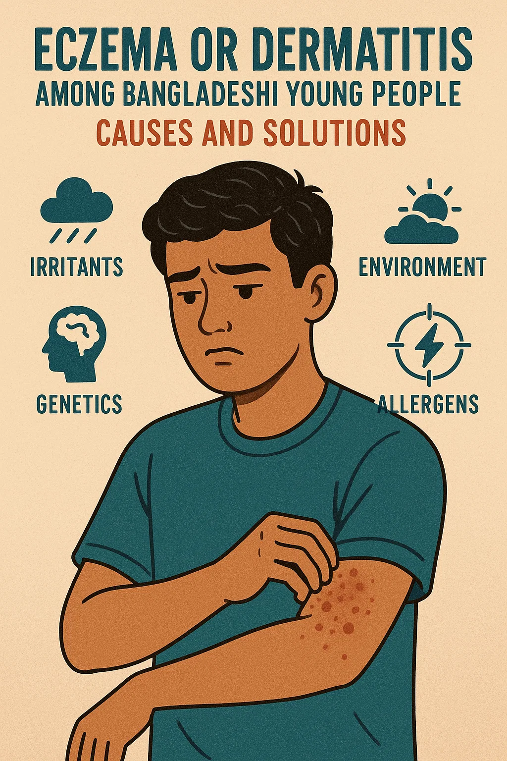 Eczema or Dermatitis Among Bangladeshi Young People: Causes and Solutions